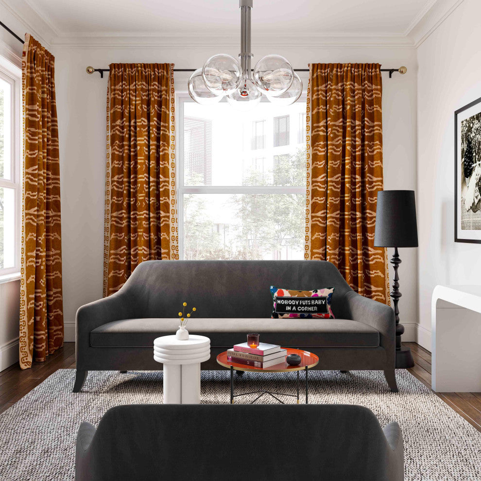 Neveah Gray Velvet Loveseat