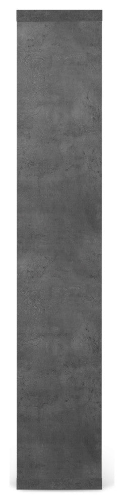 Berlin 5 Levels Bookcase, 70 cm., Concrete Look
