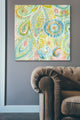 "Spring Dream Paisley XII" by Danhui Nai Giclee Canvas Wall Art, 37"x37"