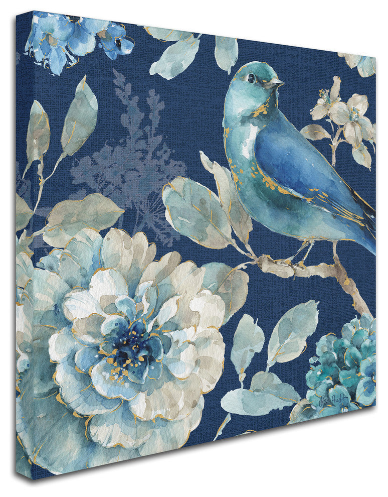 Lisa Audit 'Indigold XXIII' Canvas Art, 14"x14"