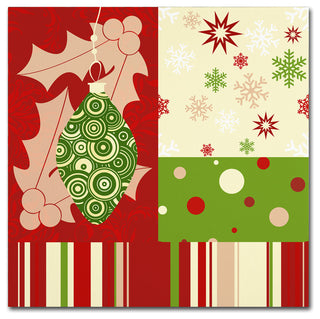 Tina Lavoie 'Beautiful Christmas I' Canvas Art, 18" x 18"