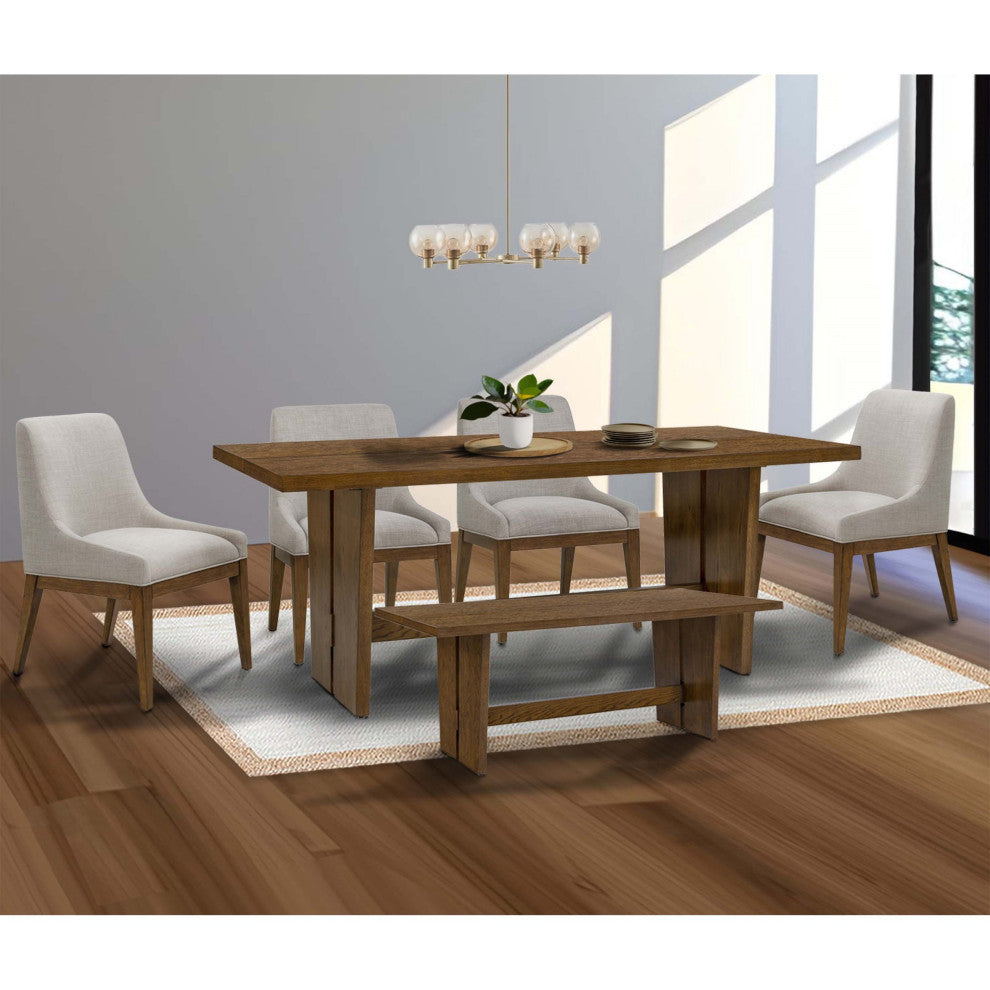 INK+IVY Frank Dining Chair Dining Bench Dining Table, Dining Table