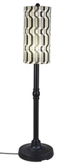 62-270 Coronado 58" Floor Lamp With 2" Black Body