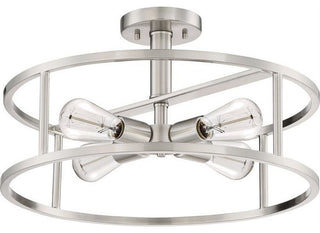 Quoizel New Harbor Four Light Semi-Flush Mount NHR1718BN