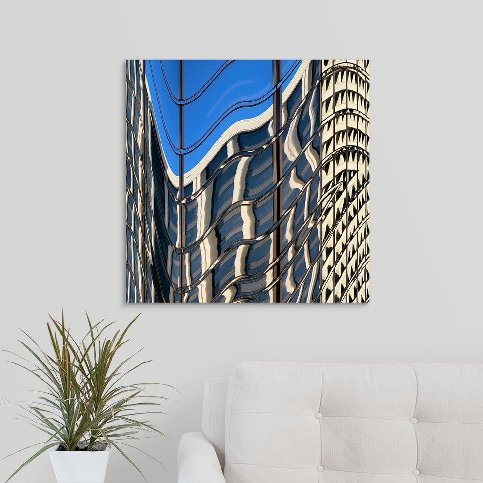"Windows II" Wrapped Canvas Art Print, 24"x24"x1.5"