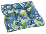 19" Squared Spun Polyester Tufted Dining Chair Cushion, Skyworks Caribbean