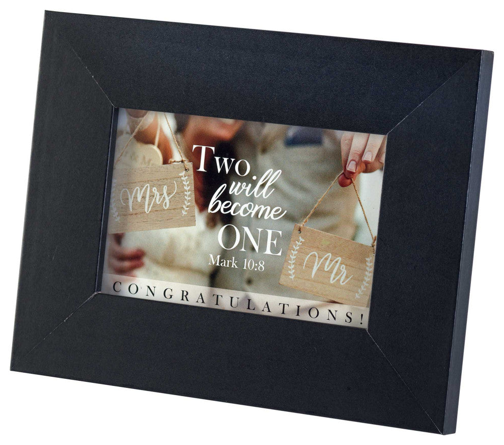 Two Will Become One Tabletop Photo Frame