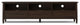 Warm Shaker SOLID WOOD 72" Low TV Media Stand For TVs up to 80", Tobacco Brown