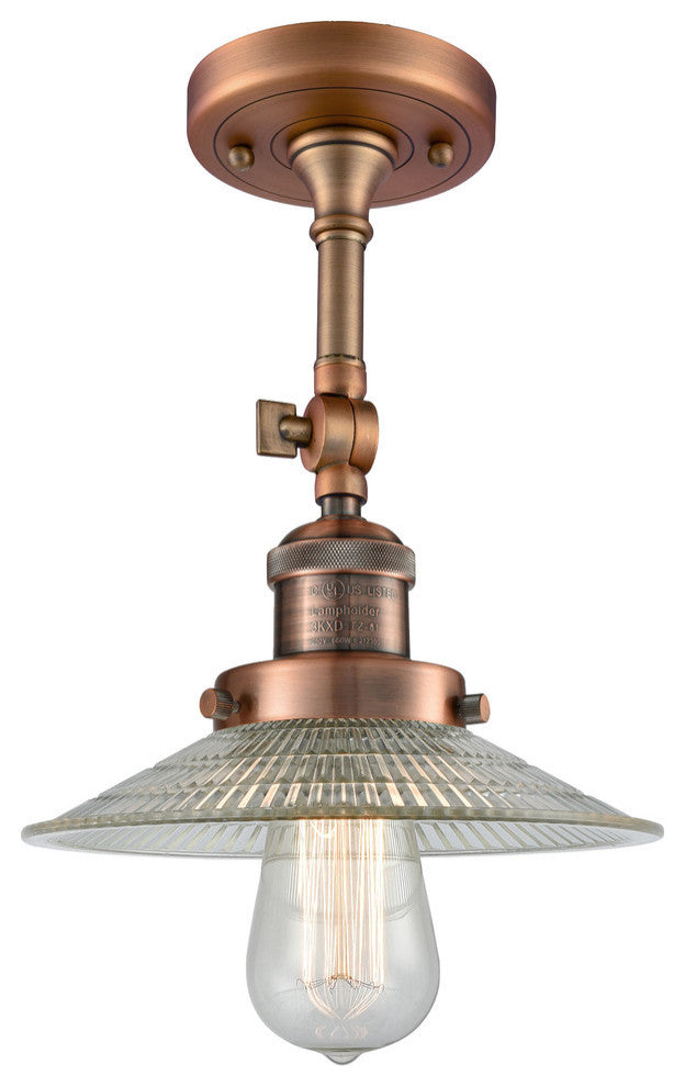 Innovations Lighting 201F-Ac-G2 1 Light Semi-Flush Mount