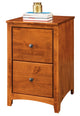 2 Drawer File, Warm Cherry