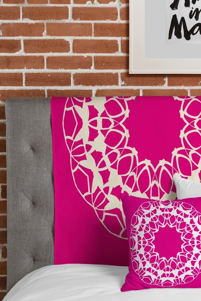 Deny Designs Karen Harris Mod Medallion Magenta Tapestry