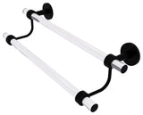 Clearview 24" Double Towel Bar, Matte Black