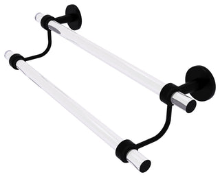 Clearview 24" Double Towel Bar, Matte Black