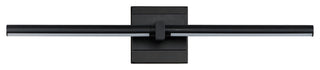 ET2 E21352 Dorian 3" Tall LED Wall Sconce - Black