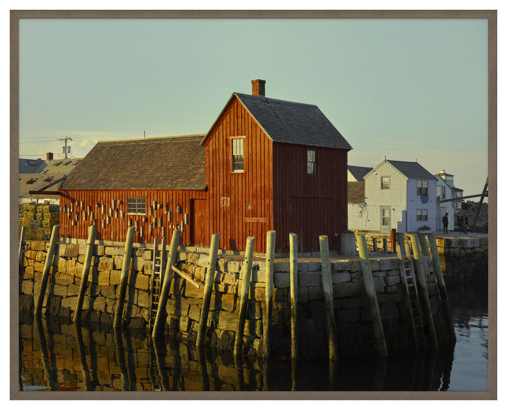 Wharf Fine Art Print, Walnut, 20"x25"