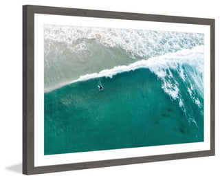 "Riding the Wave" Framed Painting Print, 18"x12"