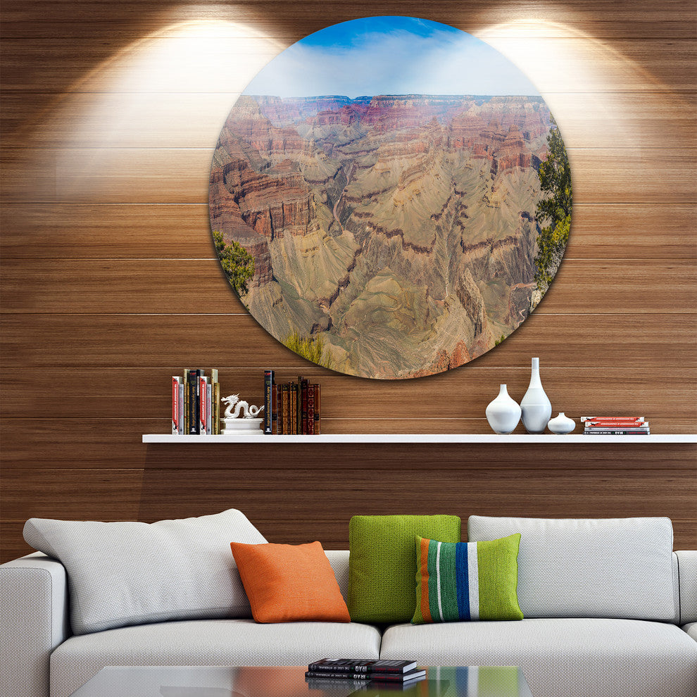 Grand Canyon National Park, Landscape Disc Metal Artwork, 11"