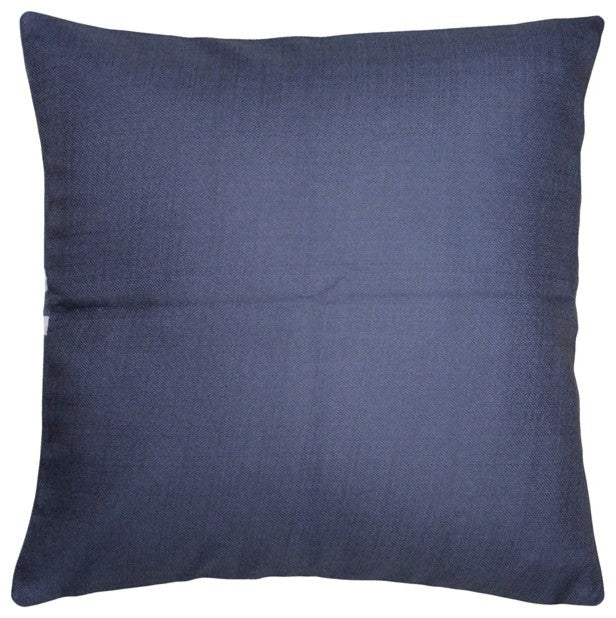 Tracy Upton Ocean Reef Coral on Navy Throw Pillow, 20"x20"