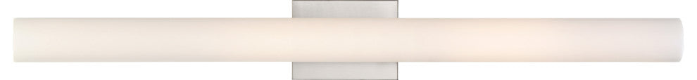 Nuvo Bend 1-Light LED Brushed Nickel Large Vanity Light