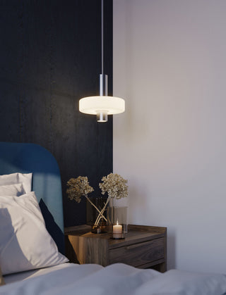 Sydney Light, Satin Nickel, 10", Pendant