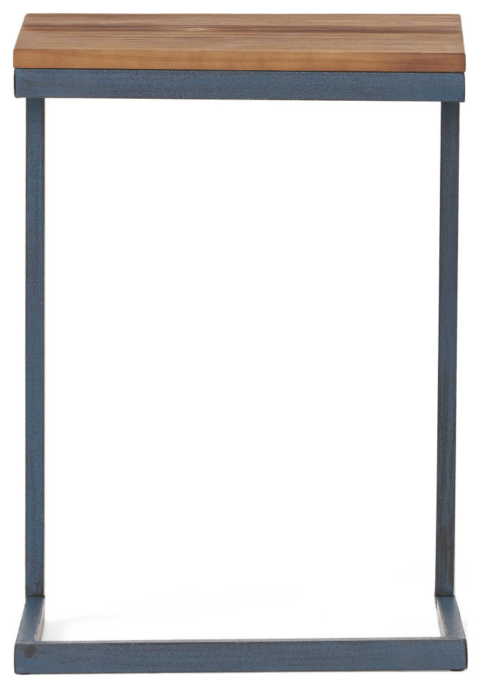 GDF Studio Ramona Fir wood Antique Accent Table, Large