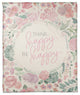 Think Happy Be Happy 50x60 Coral Fleece Blanket