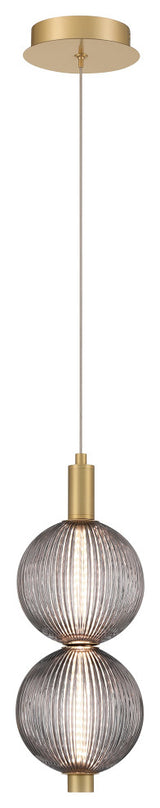 Palmas 16" LED Pendant, Gold