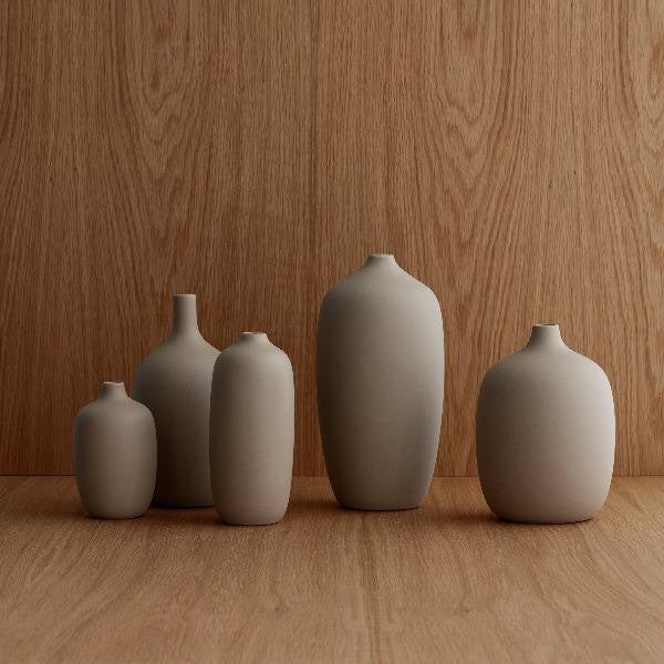Ceola Vase Ceramic 5X10, White