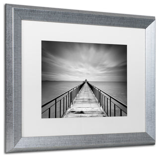 'Withstand' Silver Framed Canvas Art by Michael de Guzman
