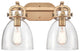 Innovations Lighting 412-2W-BB-7CL-LED Bell 2 Light 17" Bath Vanity Light