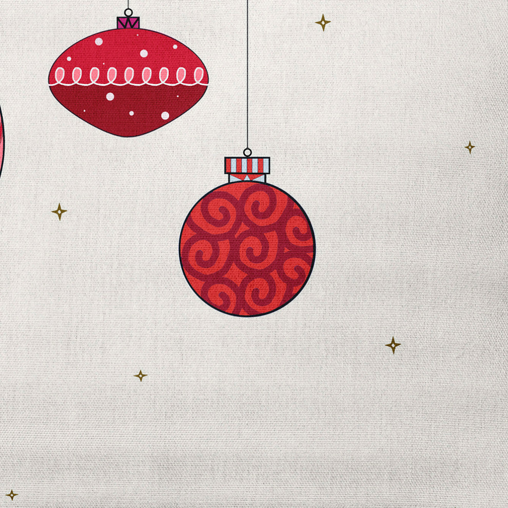 Light Bright Decorative Throw Pillow, Red, 14"x20"