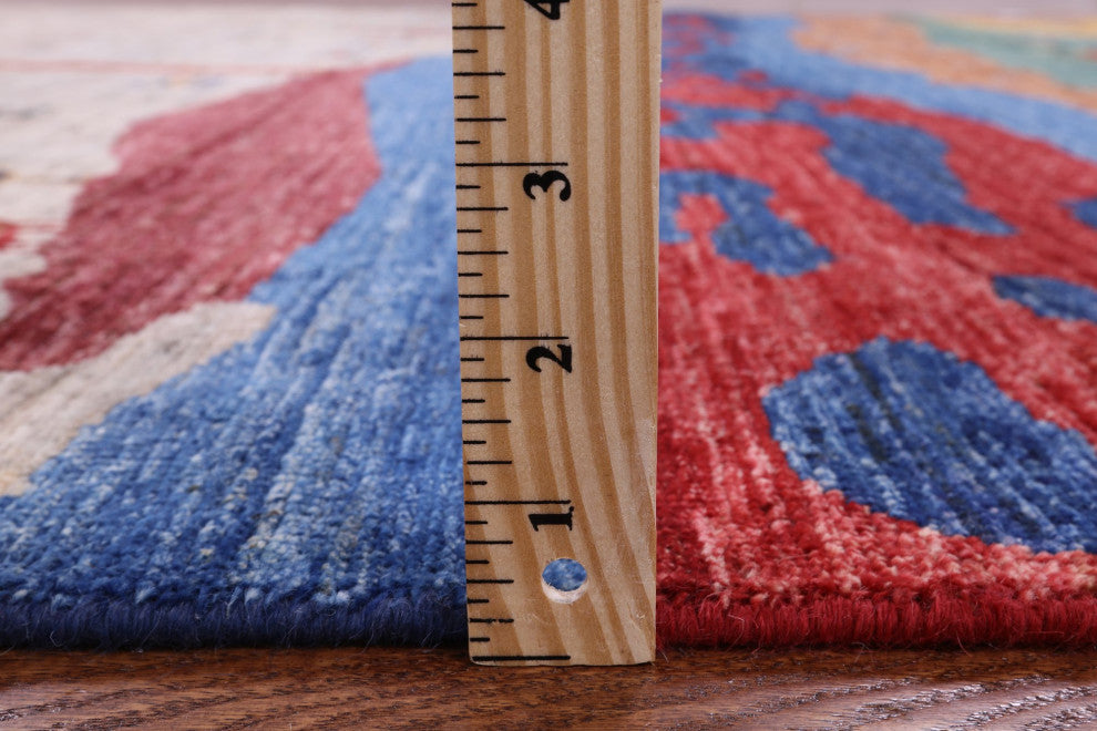 5' 9" X 8' 6" Persian Gabbeh Tribal Handmade Wool Rug Q9560