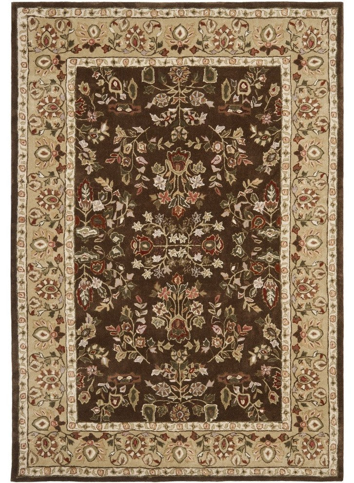 Safavieh Total Performance Tlp721C Rug, Brown/Green, 9'x12'