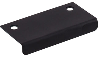 Top Knobs TK103 Tab 3"L Finger Cabinet Pull - Flat Black