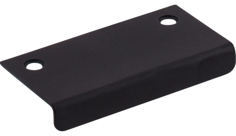 Top Knobs TK103 Tab 3"L Finger Cabinet Pull - Flat Black
