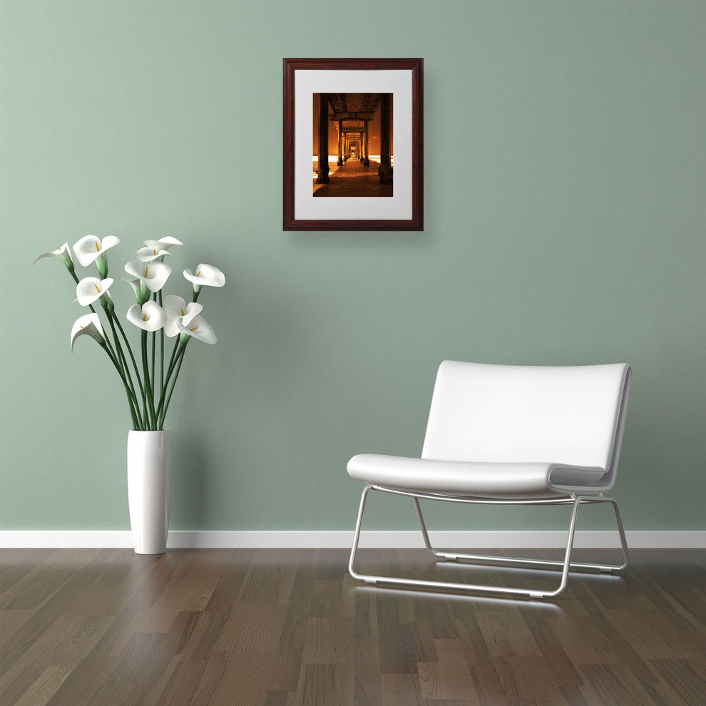 'Chocolate Bar' Matted Framed Canvas Art by Philippe Sainte-Laudy