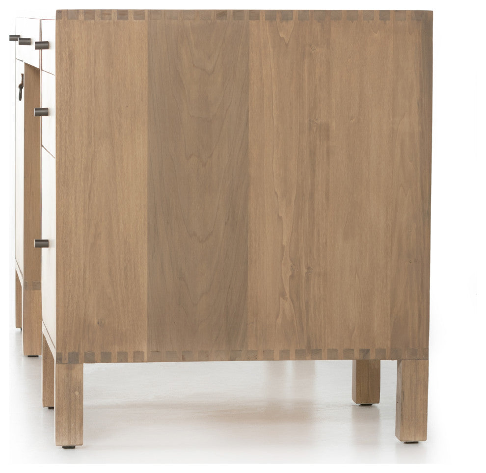 Isador Executive Desk-Dry Wash Poplar