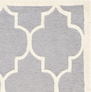 Safavieh Cambridge Cam134D Silver, Ivory Area Rug, 7'6" X 9'6"
