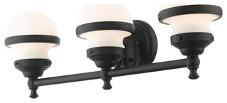 Livex Lighting Oldwick 3 Light Black Vanity Sconce