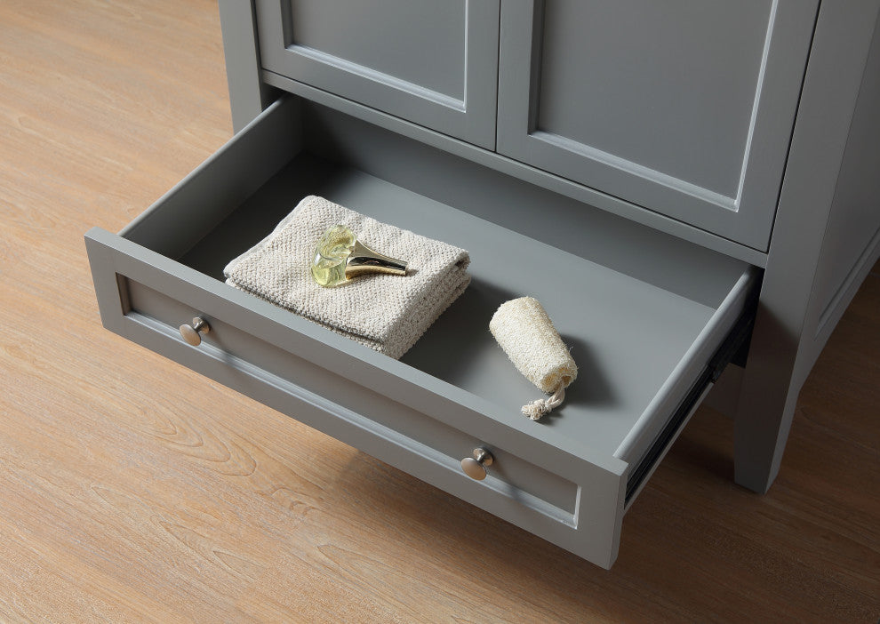 Stufurhome Delia 30" Laundry Utility Sink, Gray
