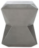 Safavieh Conan Concrete Accent Stool Dark, Grey