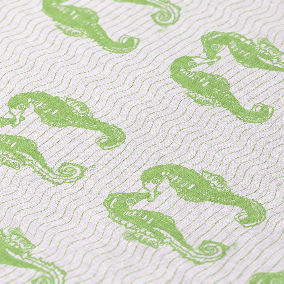 Indoor/Outdoor Seabreeze SZ15 Lime-In Machine Washable 3' x 5' Rug