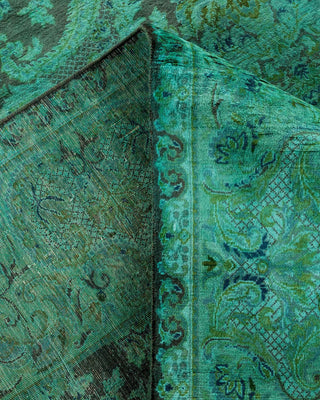 Fine Vibrance, One-of-a-Kind Hand-Knotted Area Rug Green, 10'1"x10'4"