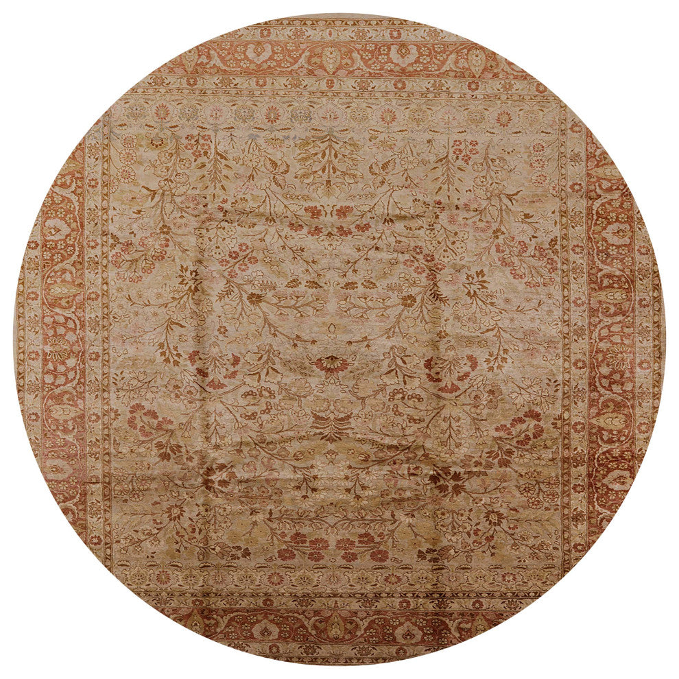 Ahgly Company Indoor Round Mid-Century Modern Area Rugs, 3' Round