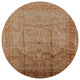Ahgly Company Indoor Round Mid-Century Modern Area Rugs, 3' Round