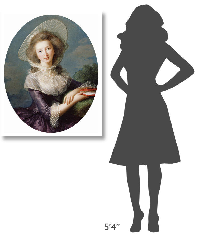 "The Vicomtesse de Vaudreuil" Paper Print by Elisabeth Vigï¿½e Le Brun, 30"x37"