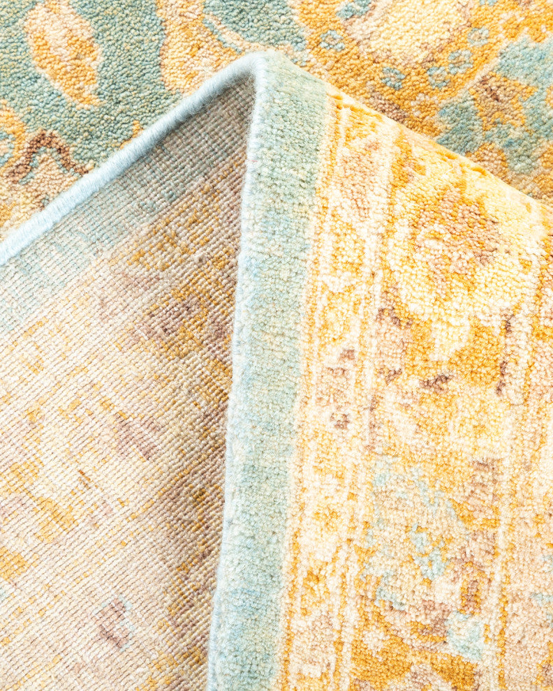 Mogul, One-of-a-Kind Hand-Knotted Area Rug Light Blue, 8'3"x9'3"