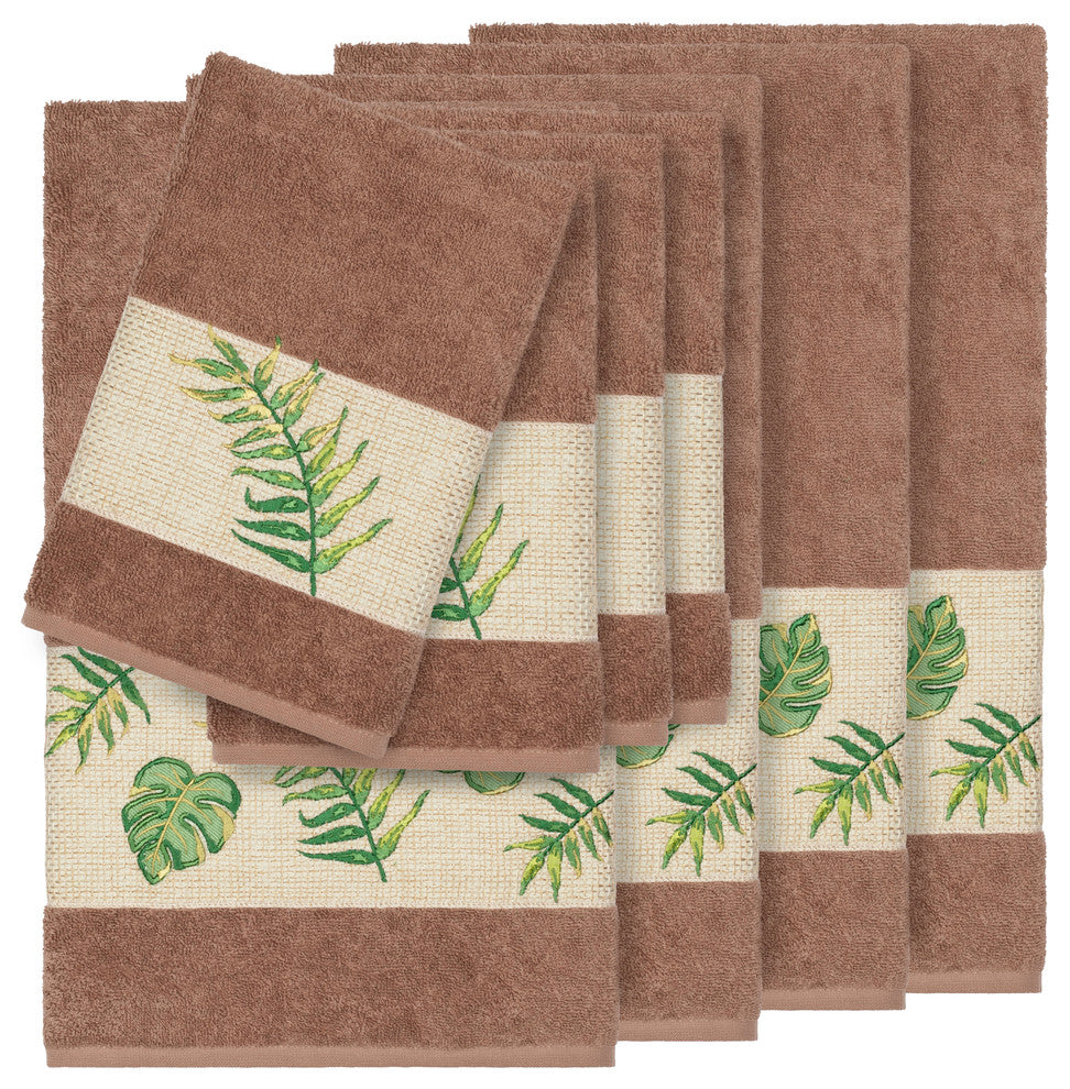 Zoe 8 Piece Embellished Towel Set