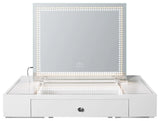 Stage Lite Midi Vanity Mirror with LED Lights, Dotted