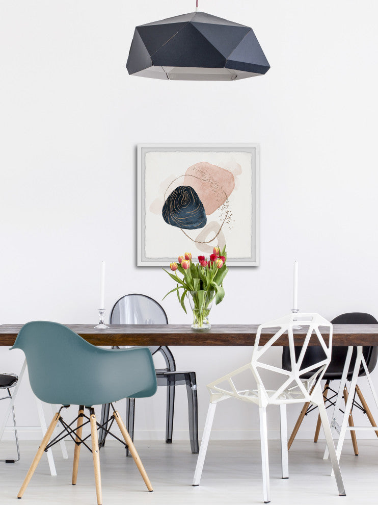 "Magnetic Field" Framed Painting Print, 24x24
